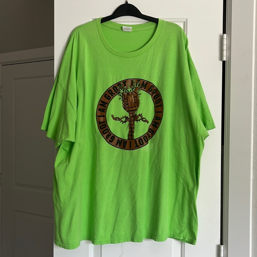 I Am Groot neon green t-shirt